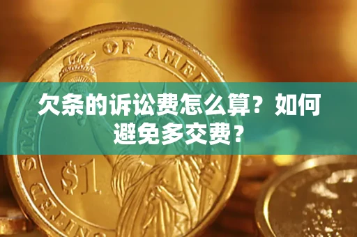 北京欠条的诉讼费怎么算？如何避免多交费？