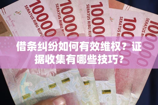北京借条纠纷如何有效维权？证据收集有哪些技巧？